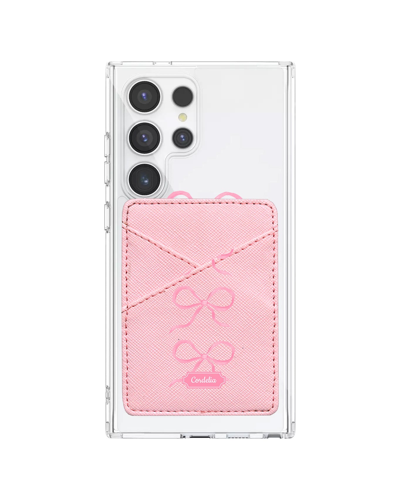 Android Phone Wallet Case - Coquette Triple Bow