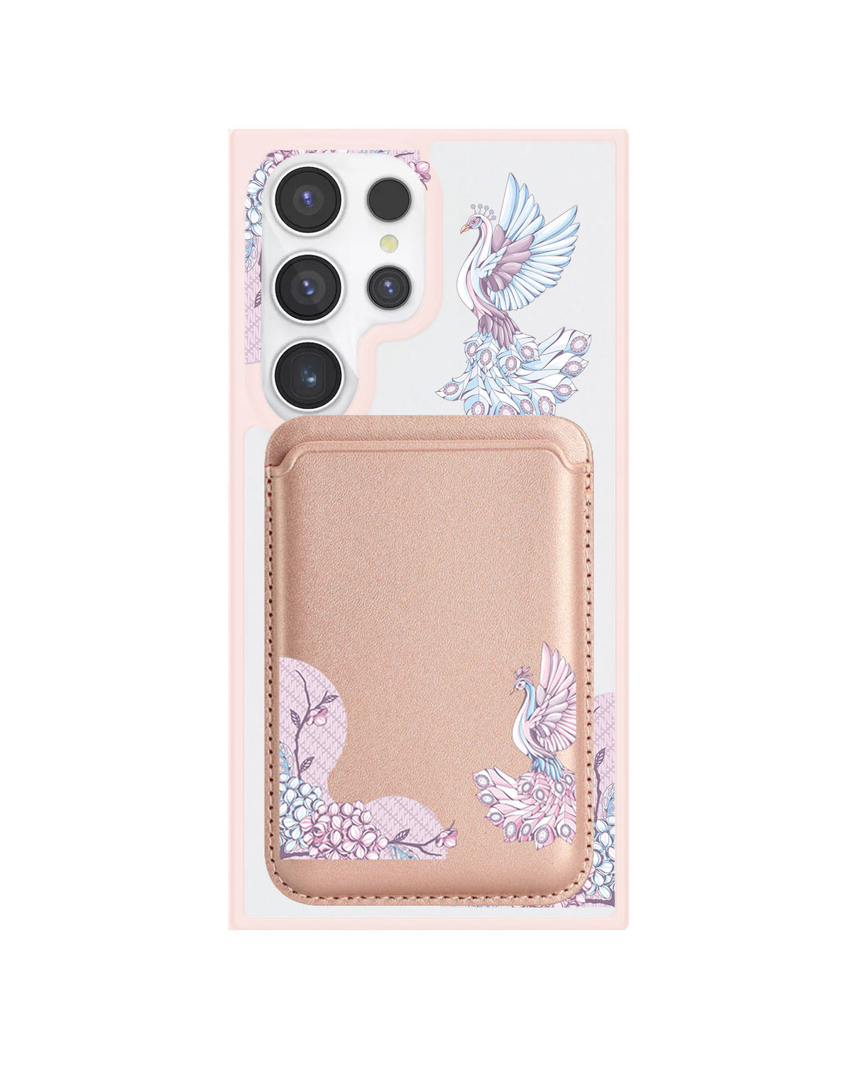 Android Magnetic Wallet Case - Peacock 1.0