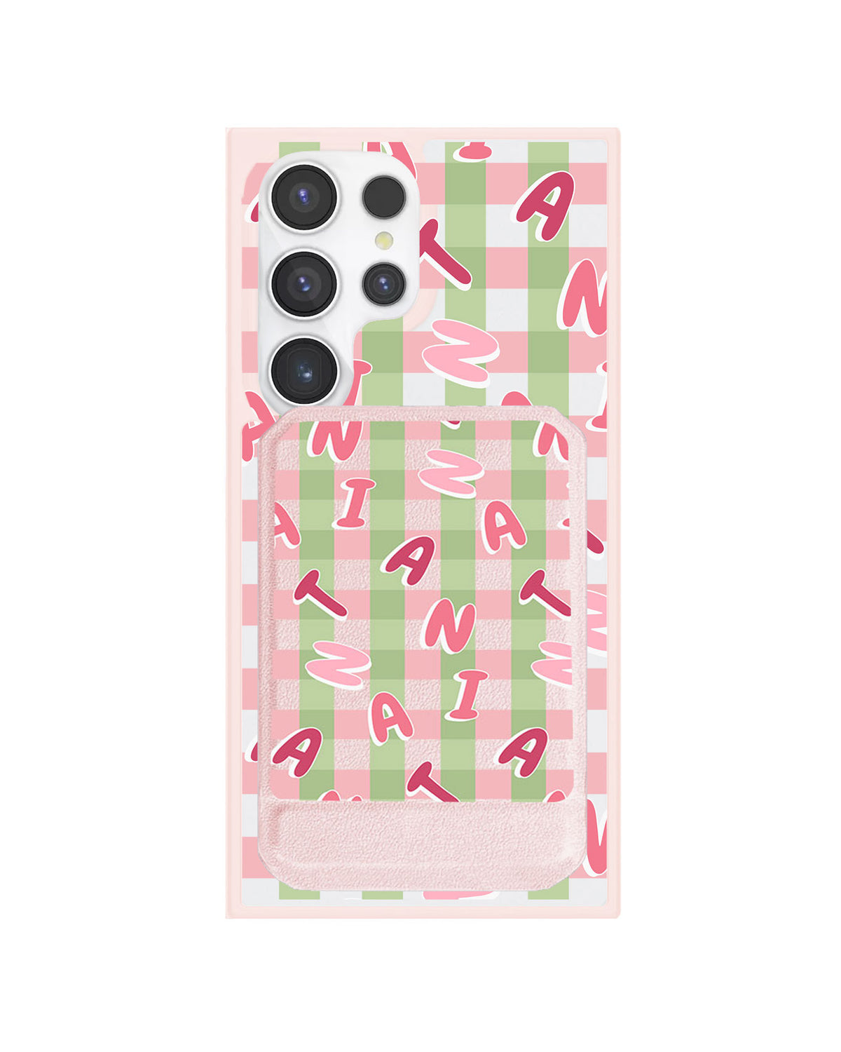 Android Magnetic Multifold Wallet - Checkered Monogram 4.0