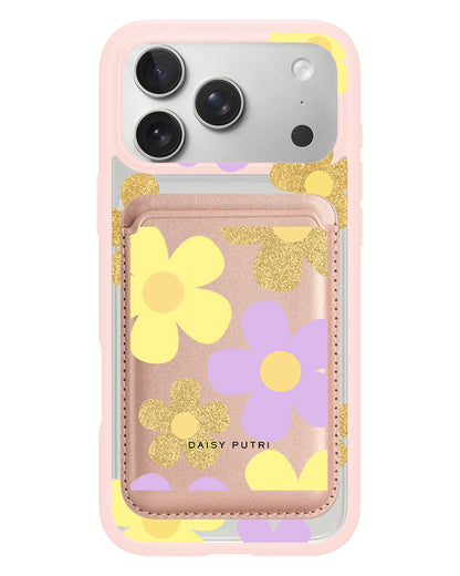 iPhone Magnetic Wallet Case - Daisy Twinkle