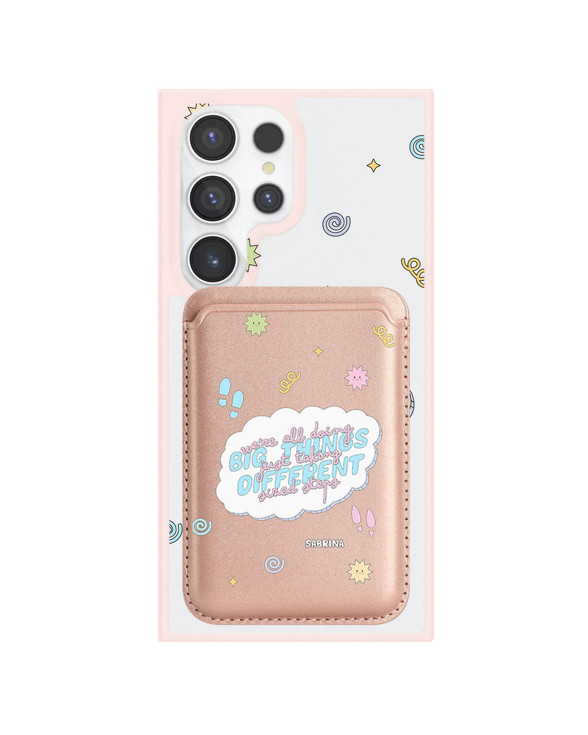 Android Magnetic Wallet Case - Different Steps