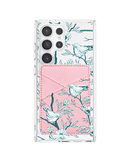 Android Phone Wallet Case - Lovebird Monochrome 6.0