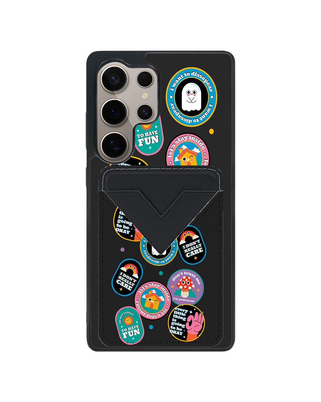 Android Avant Wallet Case - Monster Sticker Pack