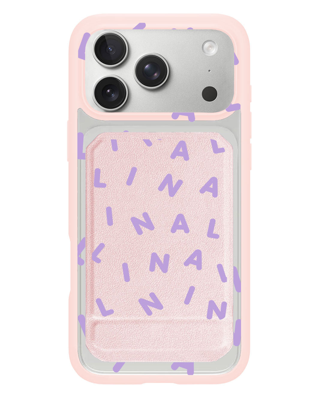 iPhone Magnetic Multifold Wallet - Monogram 2.0 Ungu