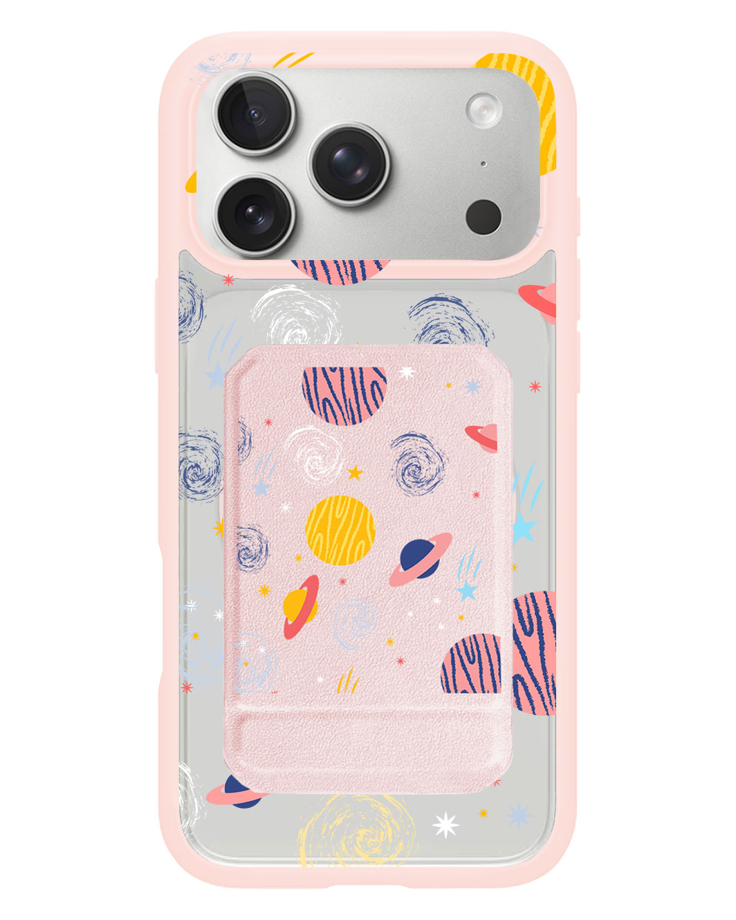 iPhone Magnetic Multifold Wallet - Planetarium 2.0