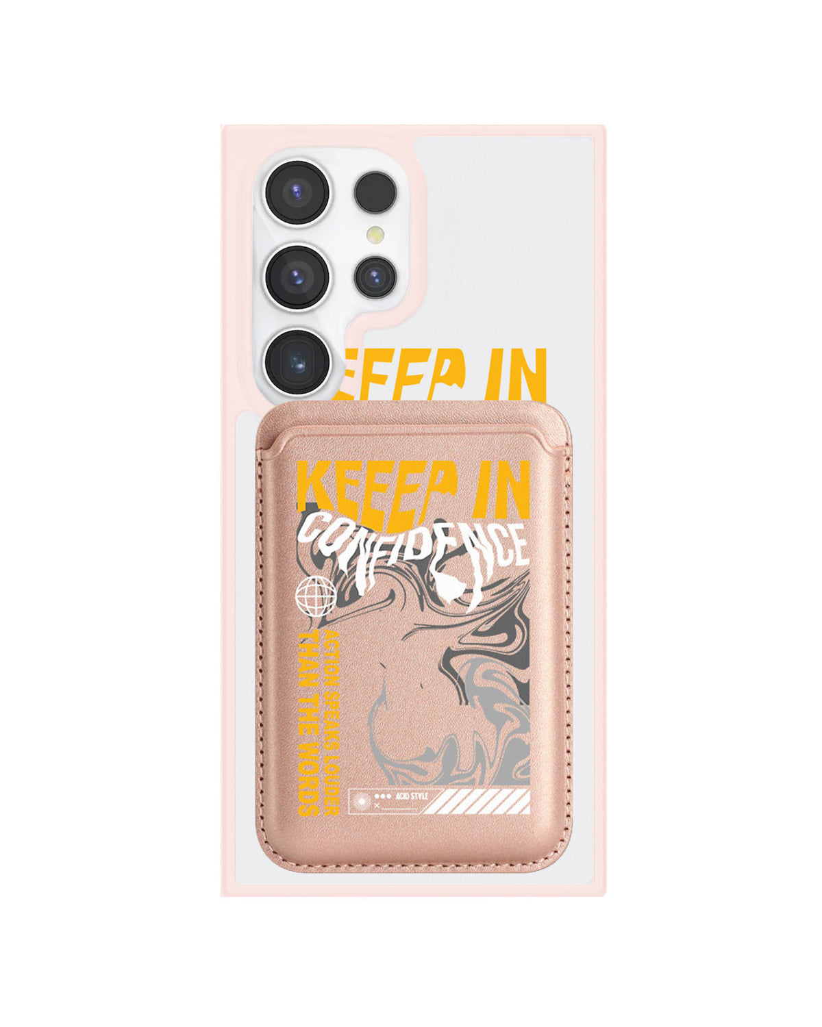 Android Magnetic Wallet Case - Keep in Confidence