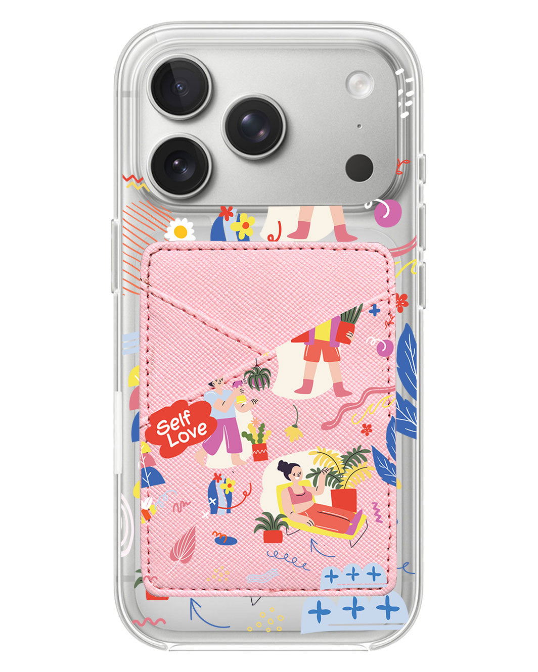 iPhone Phone Wallet Case - Self Love Sticker pack 1.0