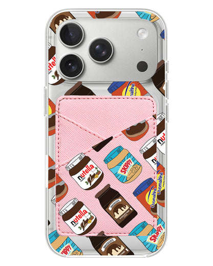 iPhone Phone Wallet Case - Choco Spread
