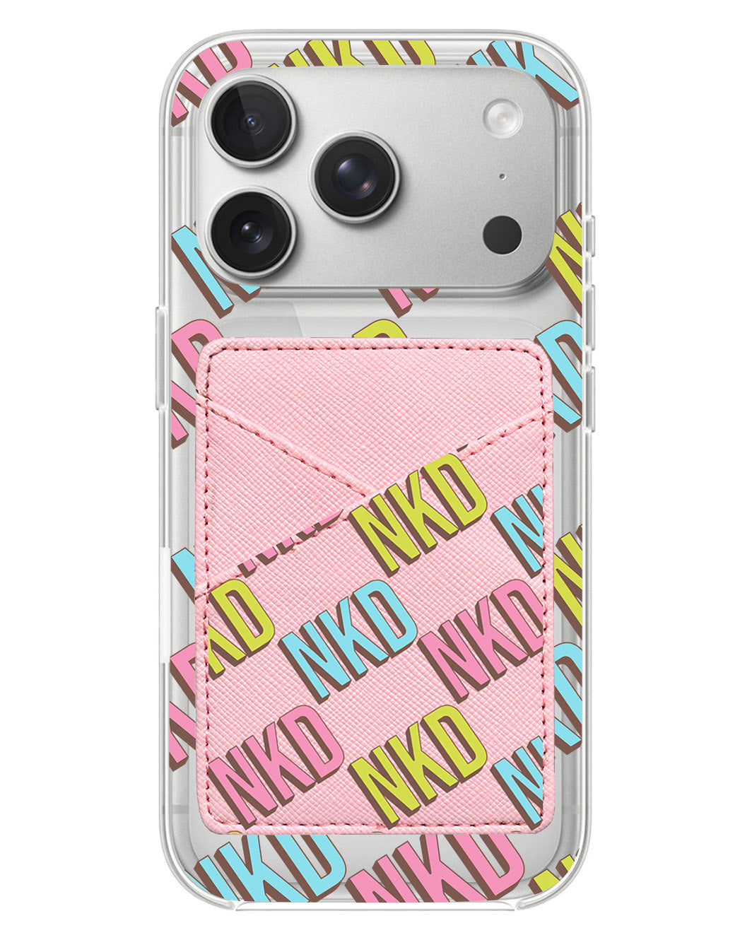iPhone Phone Wallet Case - Diagonal Initial Monogram 3.0