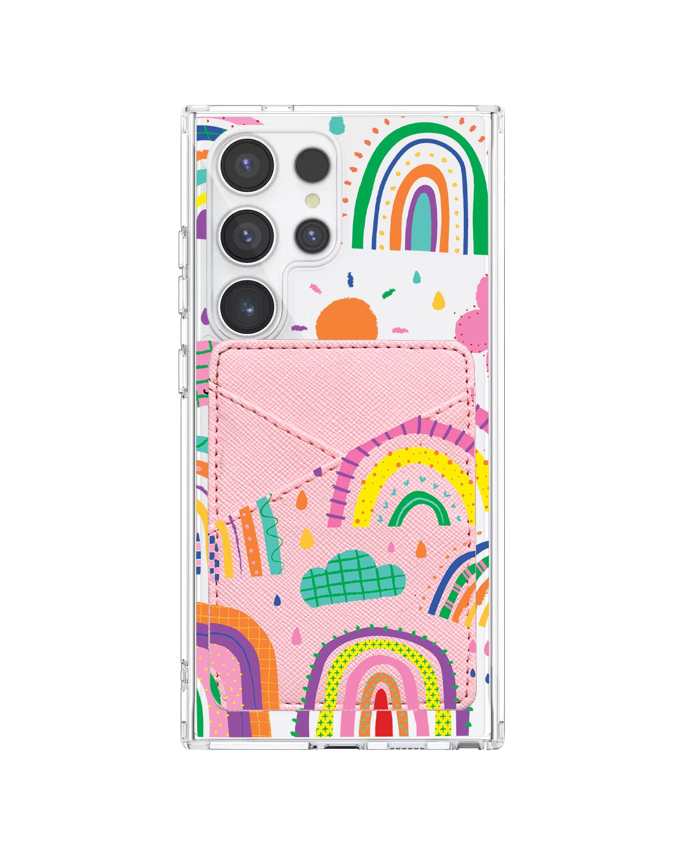 Android Phone Wallet Case - Rainbow