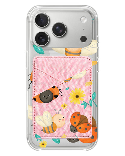 iPhone Phone Wallet Case - Lady Bug & Bee