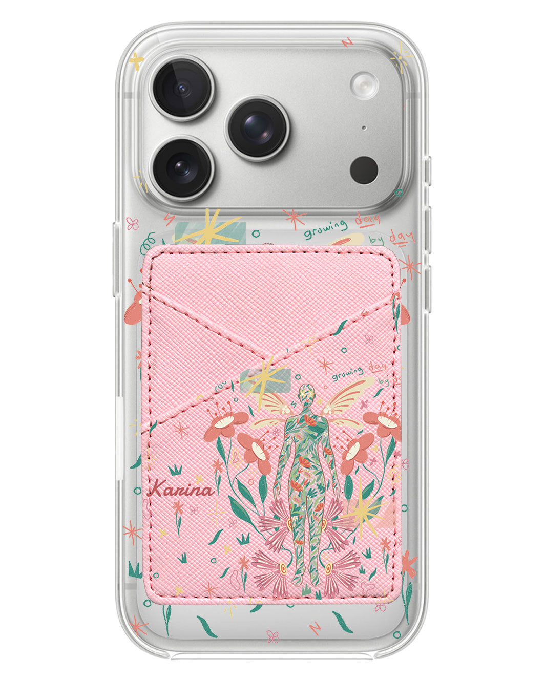 iPhone Phone Wallet Case - Growing Day By Day