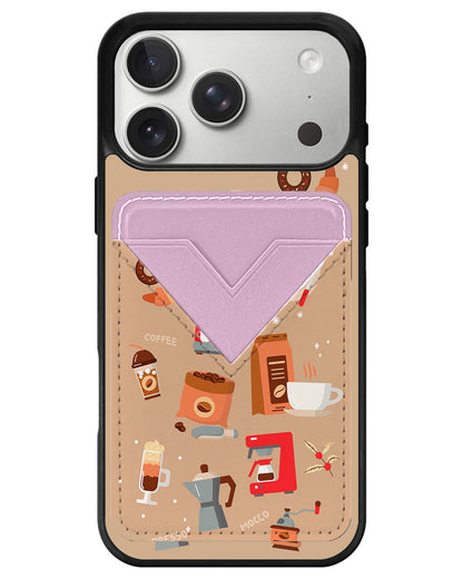 iPhone Avant Wallet Case - Barista