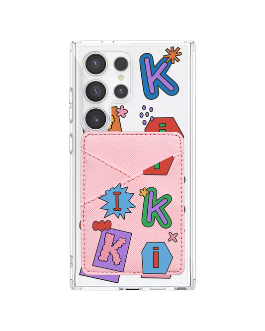 Android Phone Wallet Case - Adorable Monogram 1
