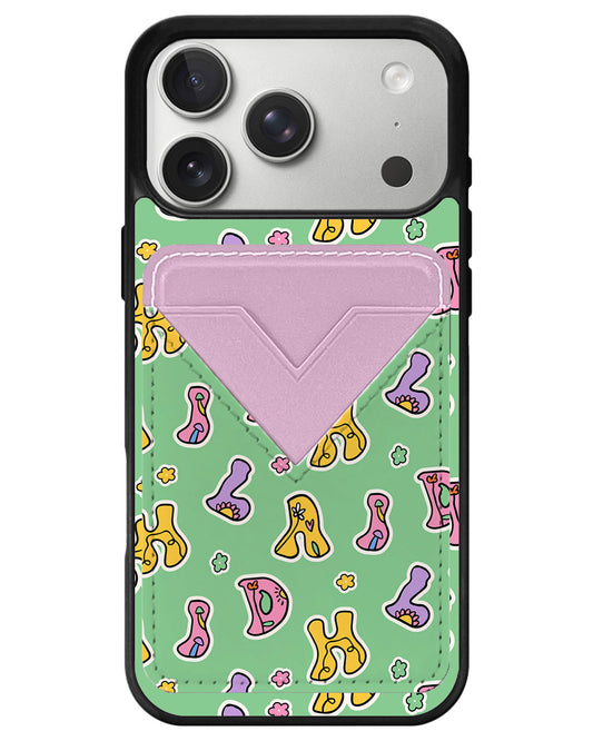 iPhone Avant Wallet Case - Playful Monogram 7.0