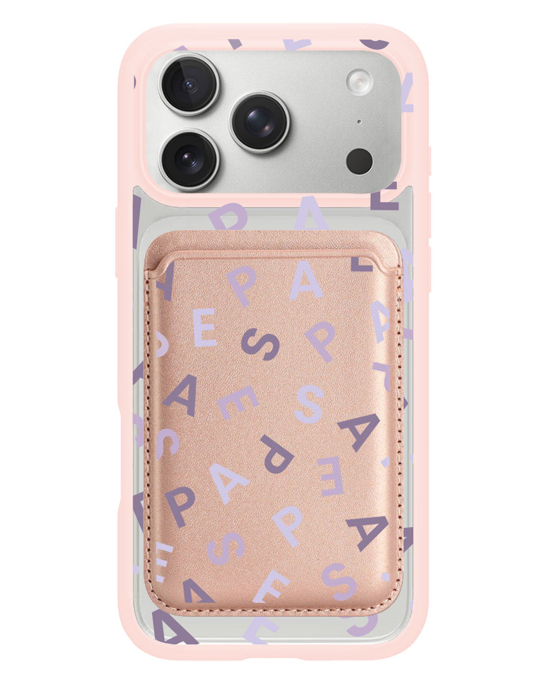 iPhone Magnetic Wallet Case - Aespa Monogram