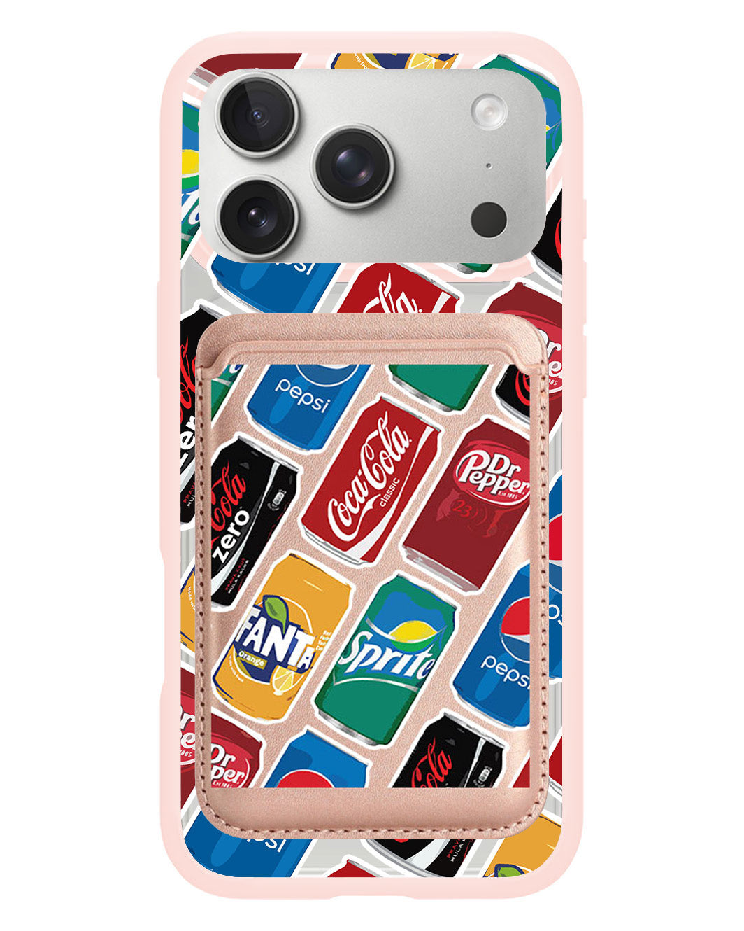 iPhone Magnetic Wallet Case - Soda pop