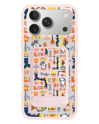 iPhone Magnetic Multifold Wallet - Life in color