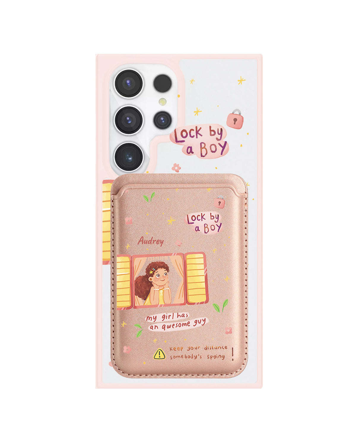 Android Magnetic Wallet Case - Crush Girl