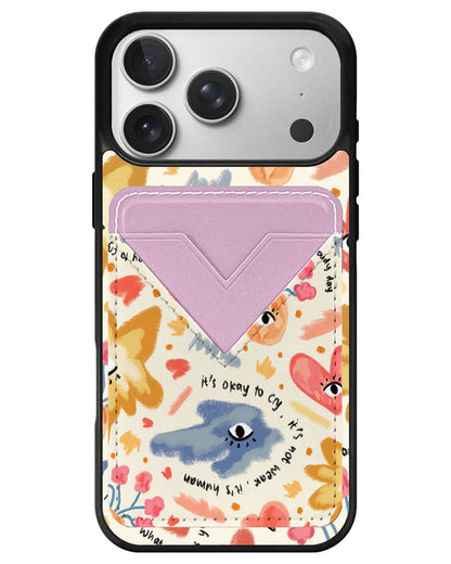 iPhone Avant Wallet Case - Abstract Lovers