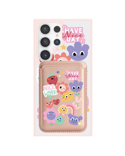 Android Magnetic Wallet Case - Garden Party