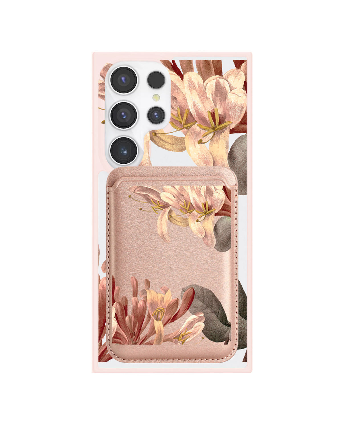 Android Magnetic Wallet Case - June Honey Suckle