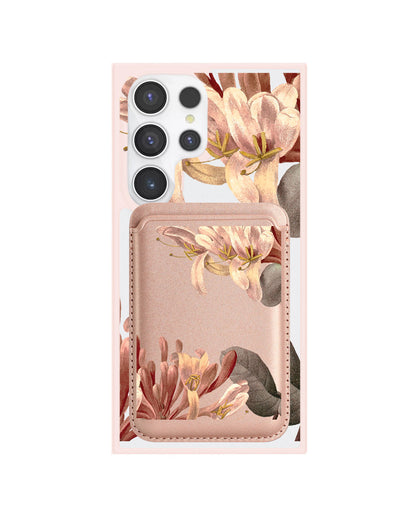 Android Magnetic Wallet Case - June Honey Suckle