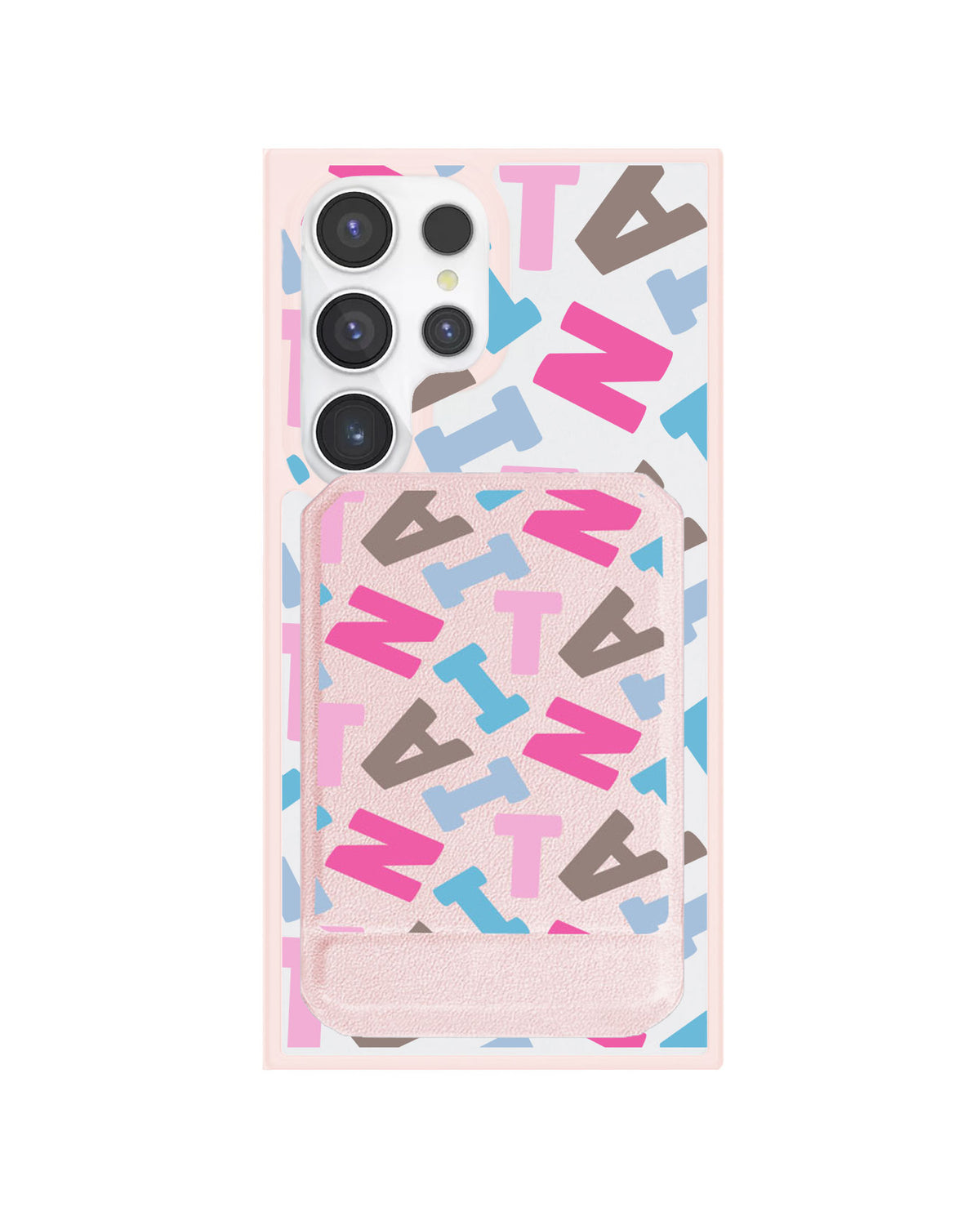Android Magnetic Multifold Wallet - Scattered Monogram 2.0