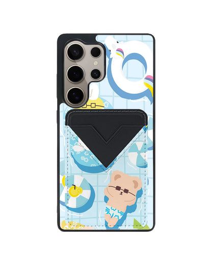 Android Avant Wallet Case - Pool Party Blue