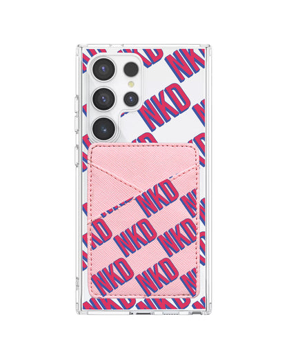 Android Phone Wallet Case - Diagonal Initial Monogram 2.0