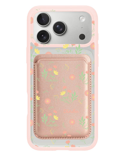 iPhone Magnetic Wallet Case - Dandelion