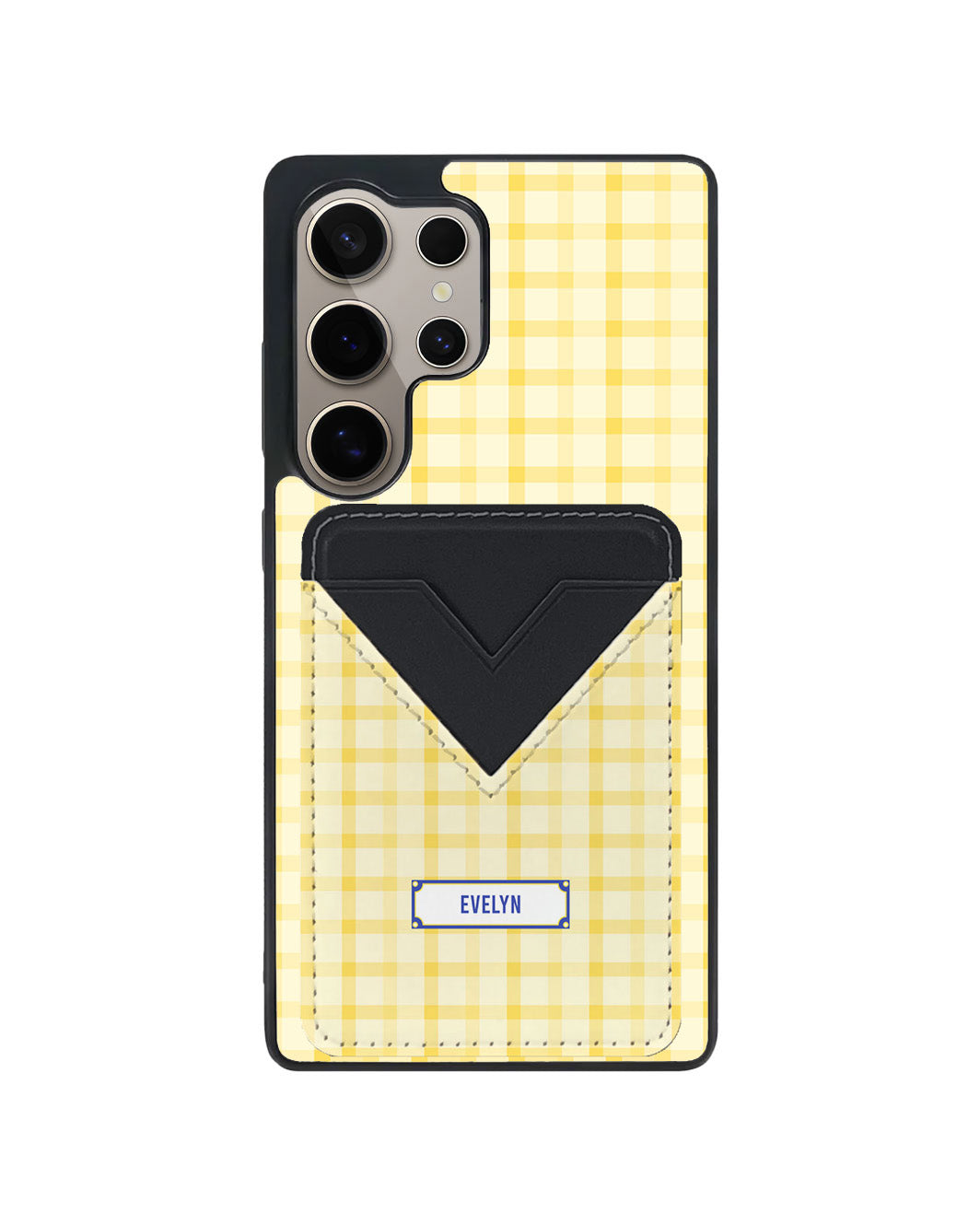 Android Avant Wallet Case - Yellow Tartan