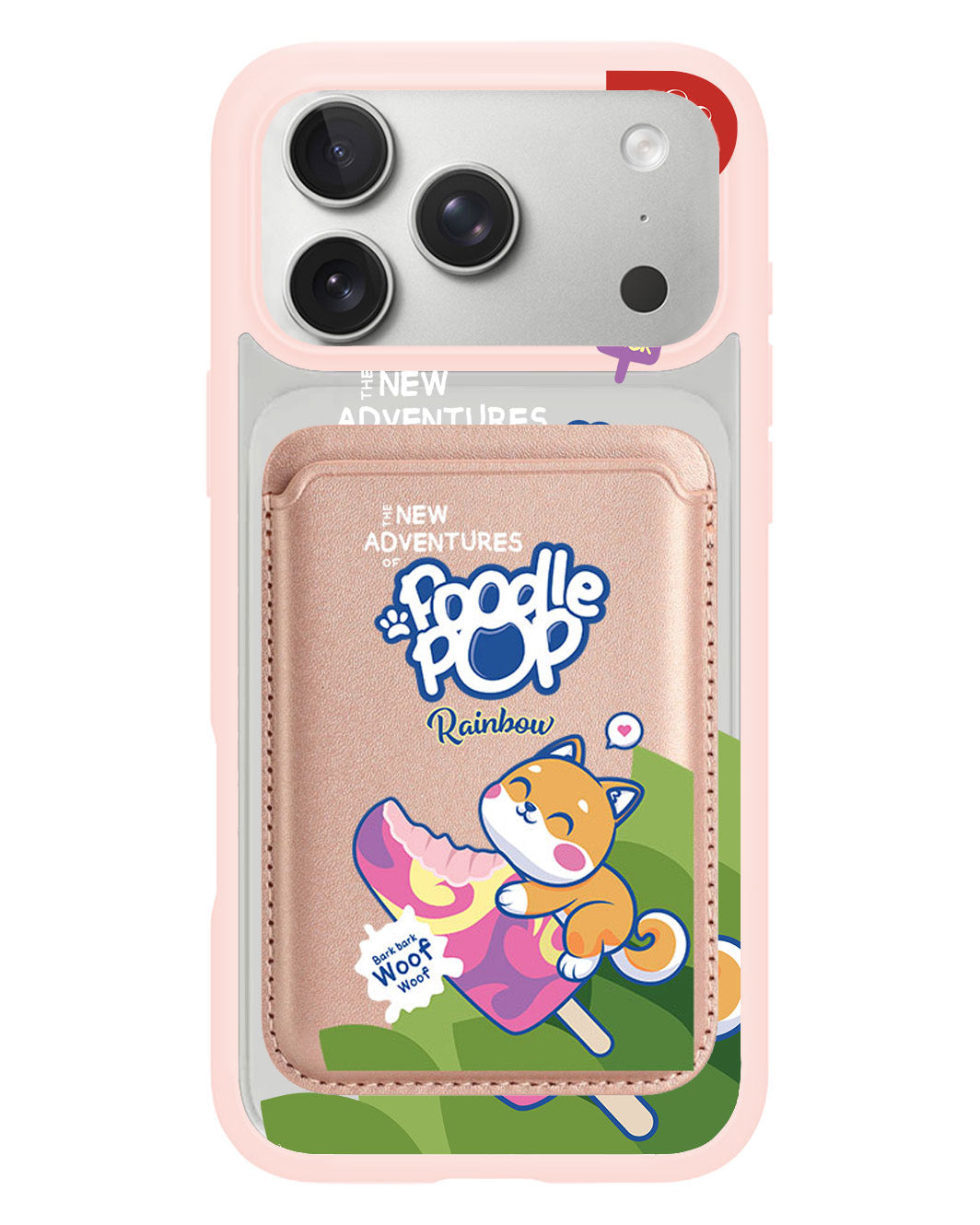 iPhone Magnetic Wallet Case - Poodle Pop