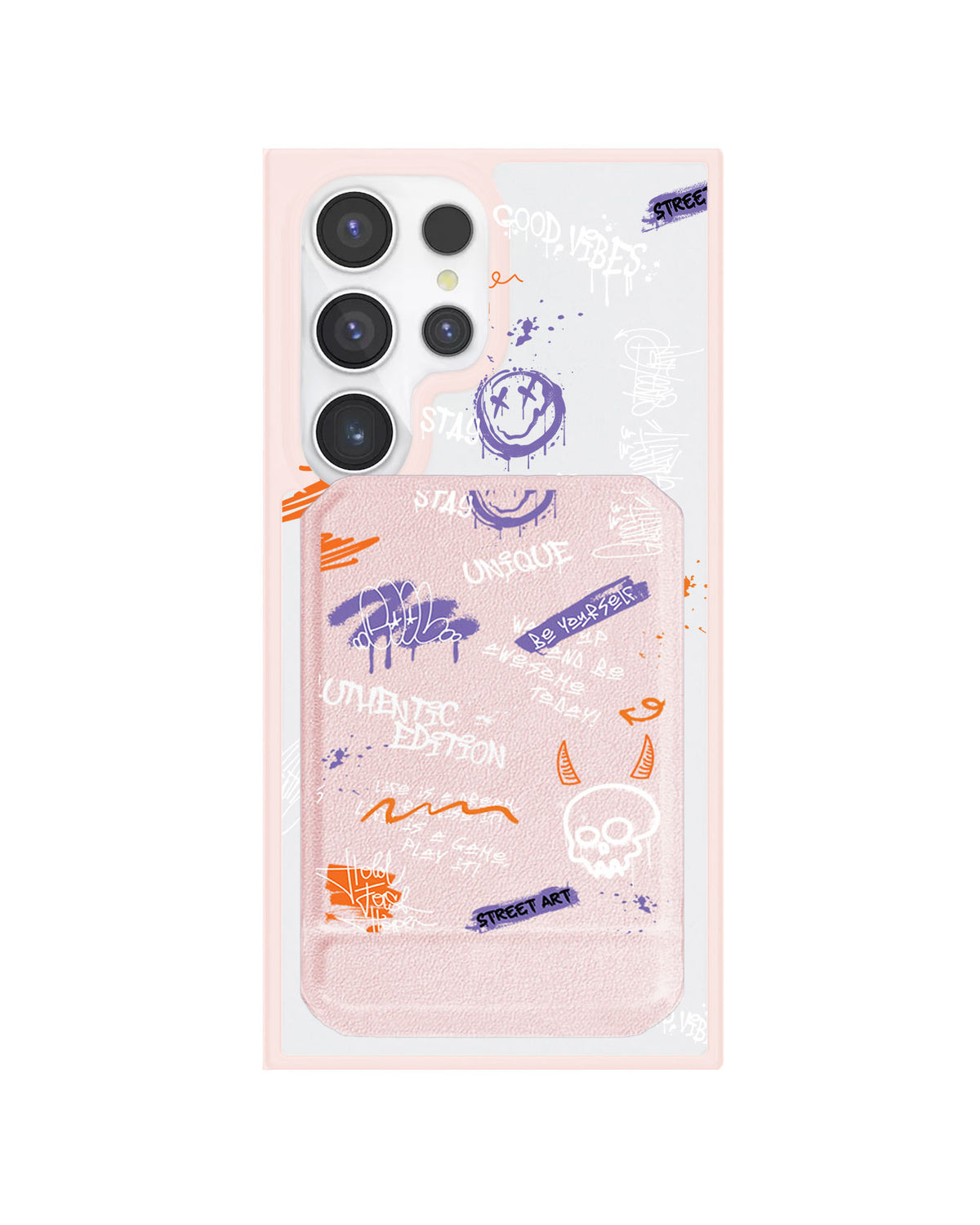 Android Magnetic Multifold Wallet - Graffiti