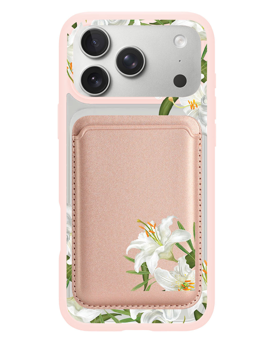 iPhone Magnetic Wallet Case - May Lily Of The Valley