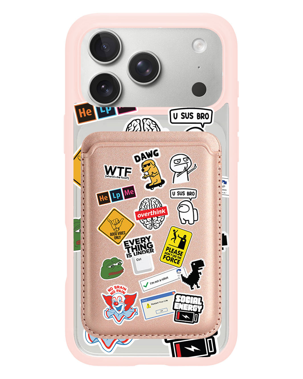 iPhone Magnetic Wallet Case - Brand Parody 2.0
