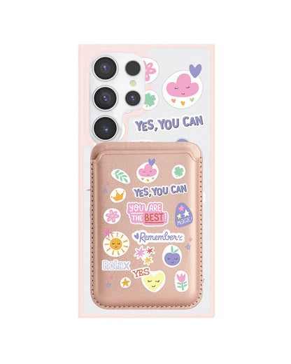 Android Magnetic Wallet Case - You Are The Best 2.0