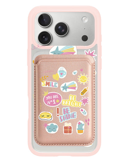iPhone Magnetic Wallet Case - Self Love Sticker Pack 3.0