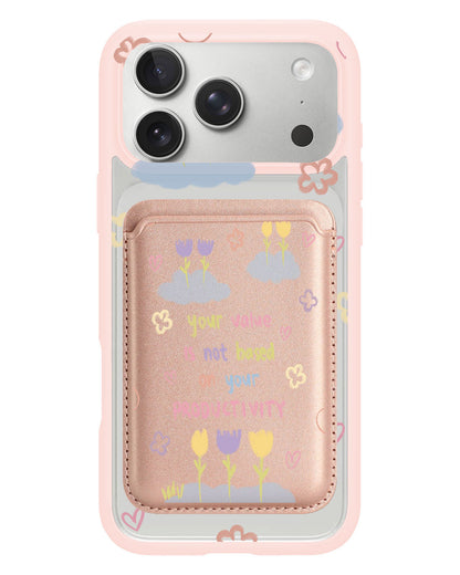 iPhone Magnetic Wallet Case - Positive Energy
