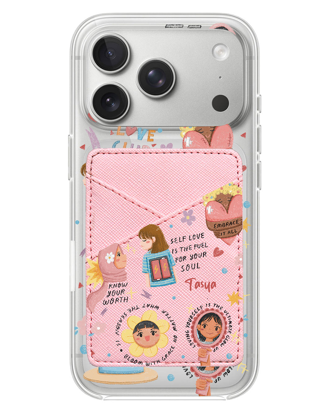 iPhone Phone Wallet Case - Self Love Club