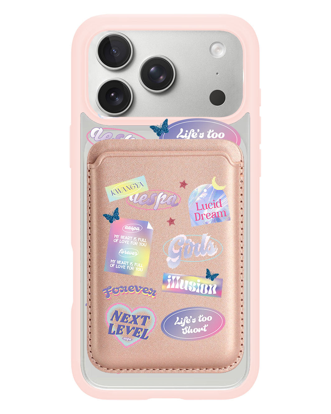 iPhone Magnetic Wallet Case - Aespa Girls Pack