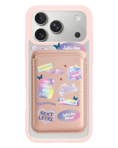 iPhone Magnetic Wallet Case - Aespa Girls Pack