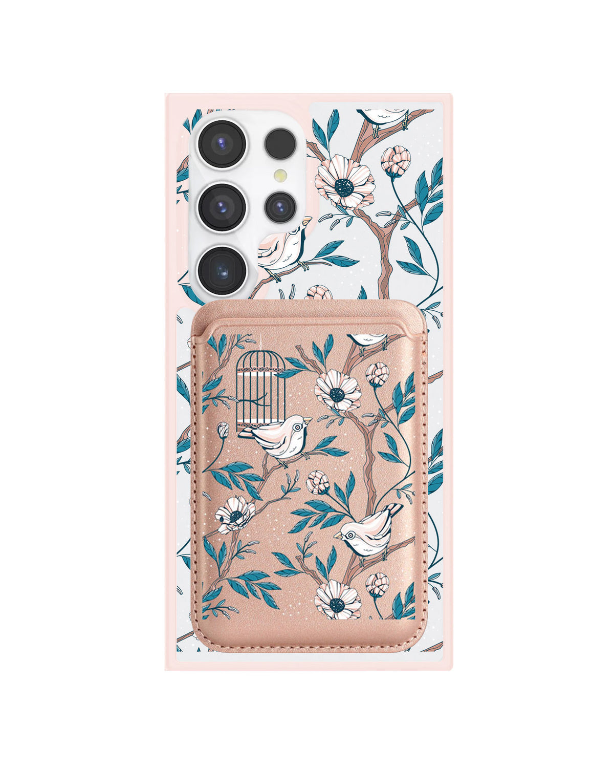 Android Magnetic Wallet Case - Lovebird 3.0