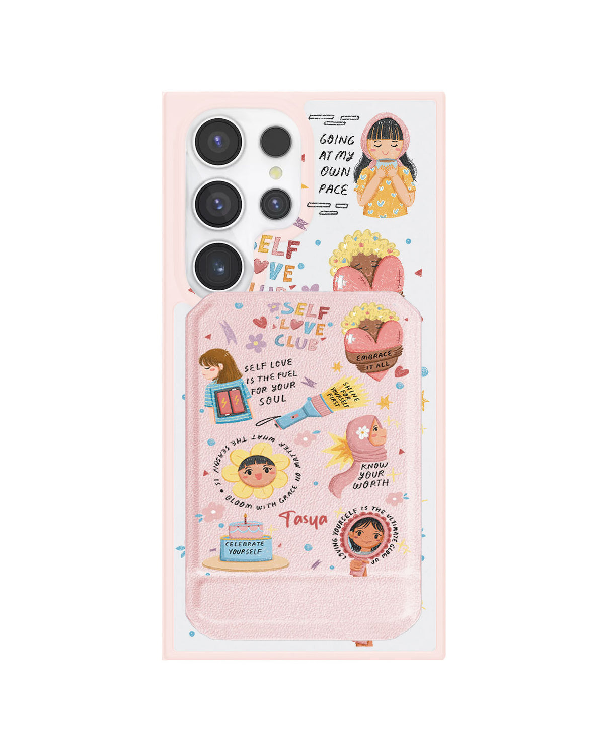 Android Magnetic Multifold Wallet - Self Love Club