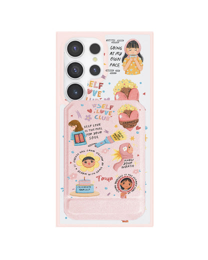 Android Magnetic Multifold Wallet - Self Love Club