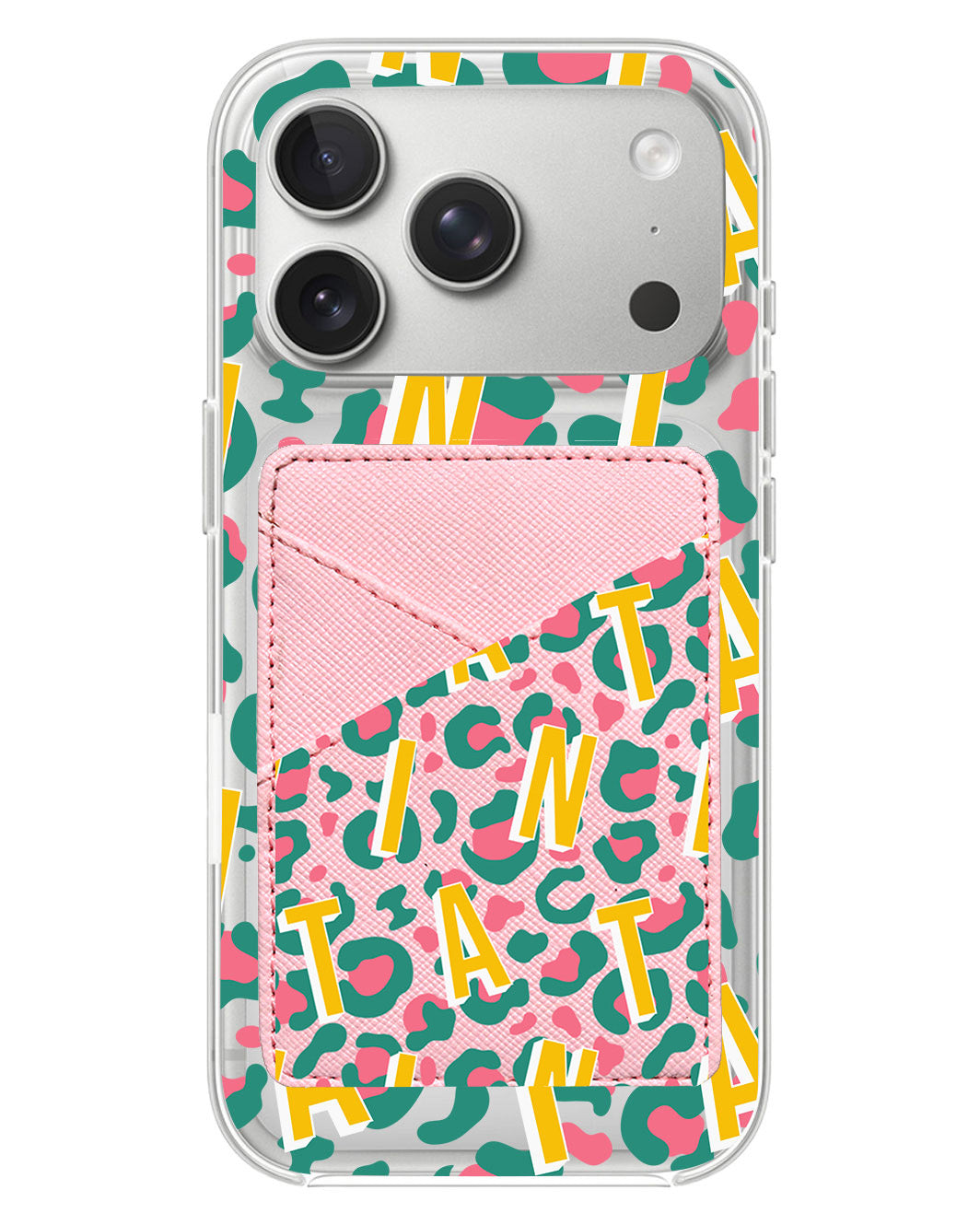 iPhone Phone Wallet Case - Leopard Monogram 4.0