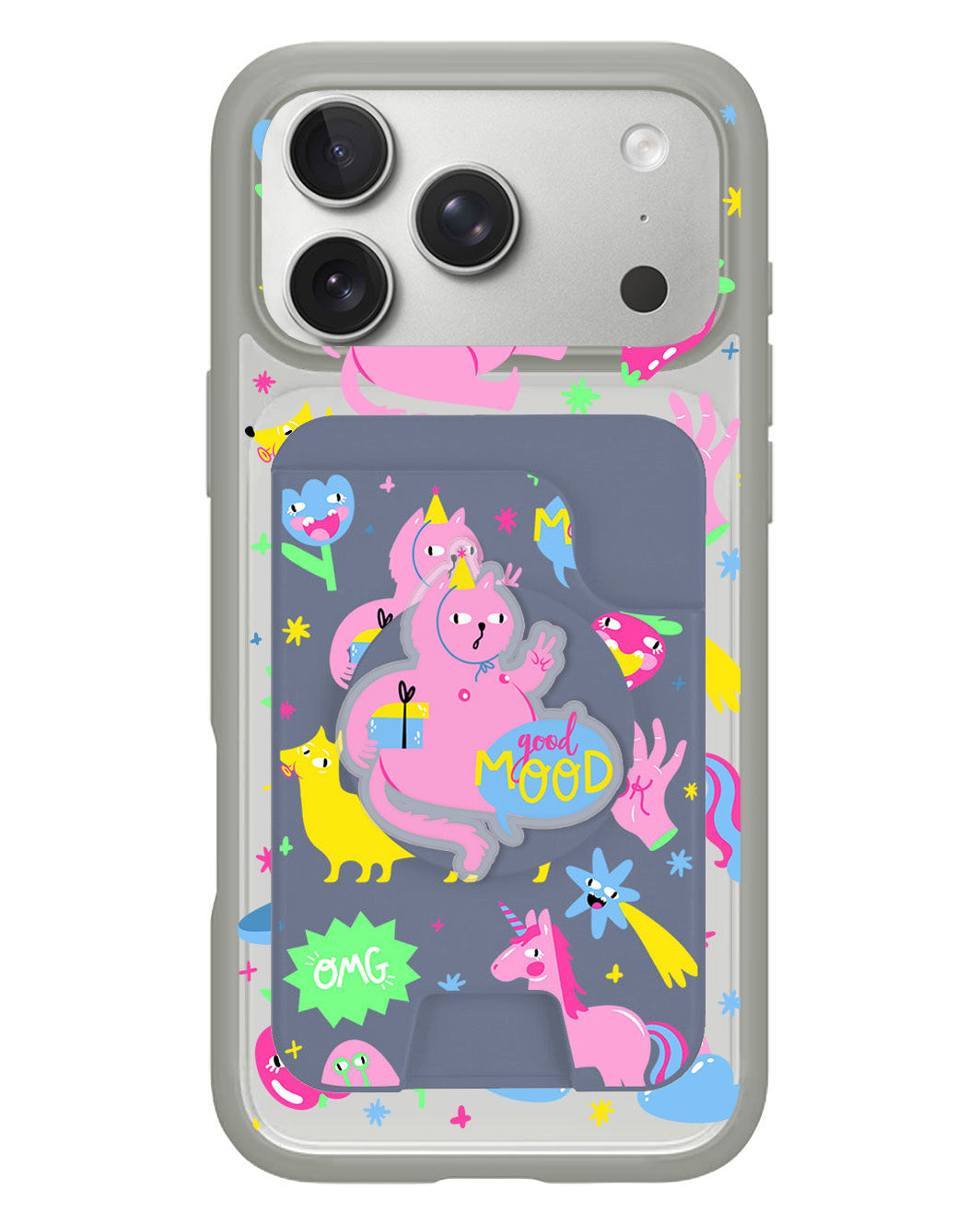 iPhone Magpop Wallet - Monster Say Good Mood