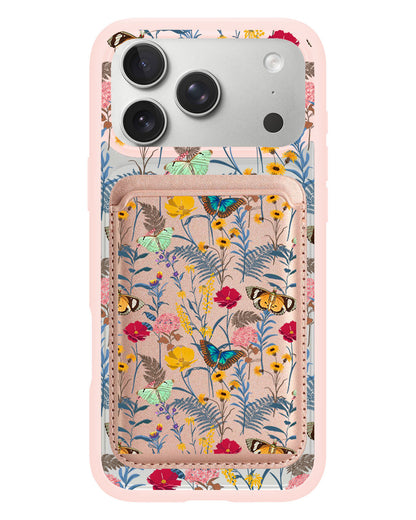 iPhone Magnetic Wallet Case - Flora Magnolia