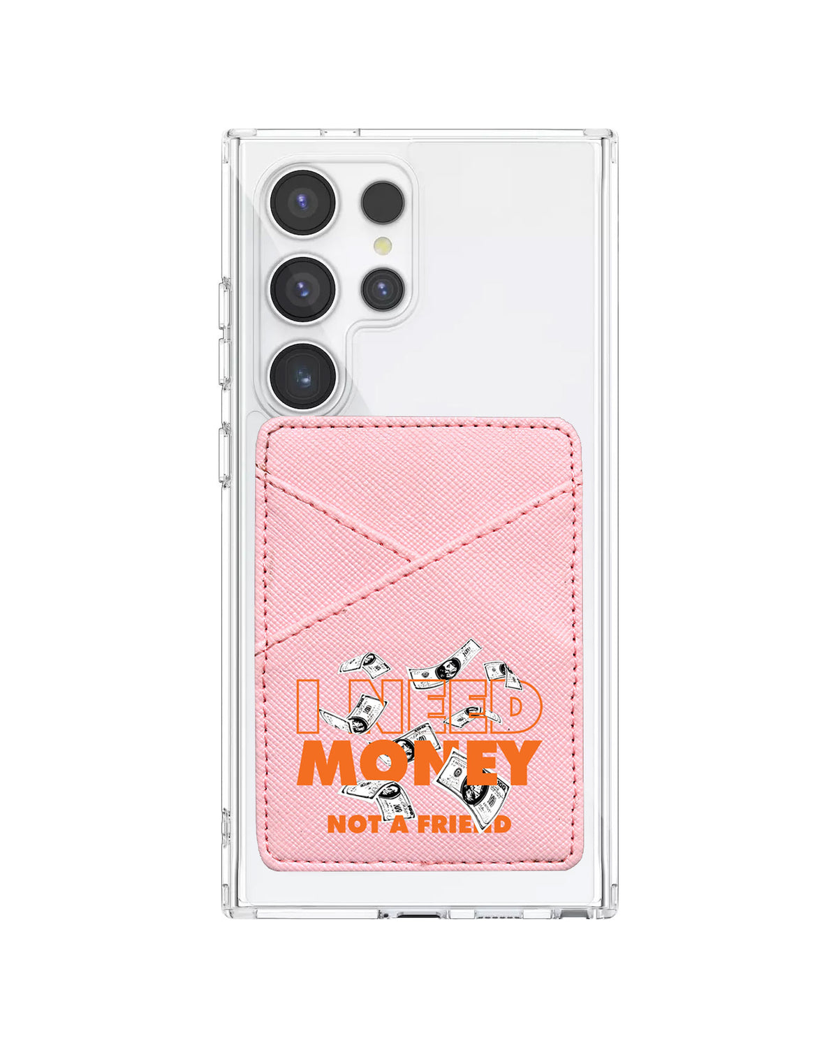 Android Phone Wallet Case - Money Better Than Friend