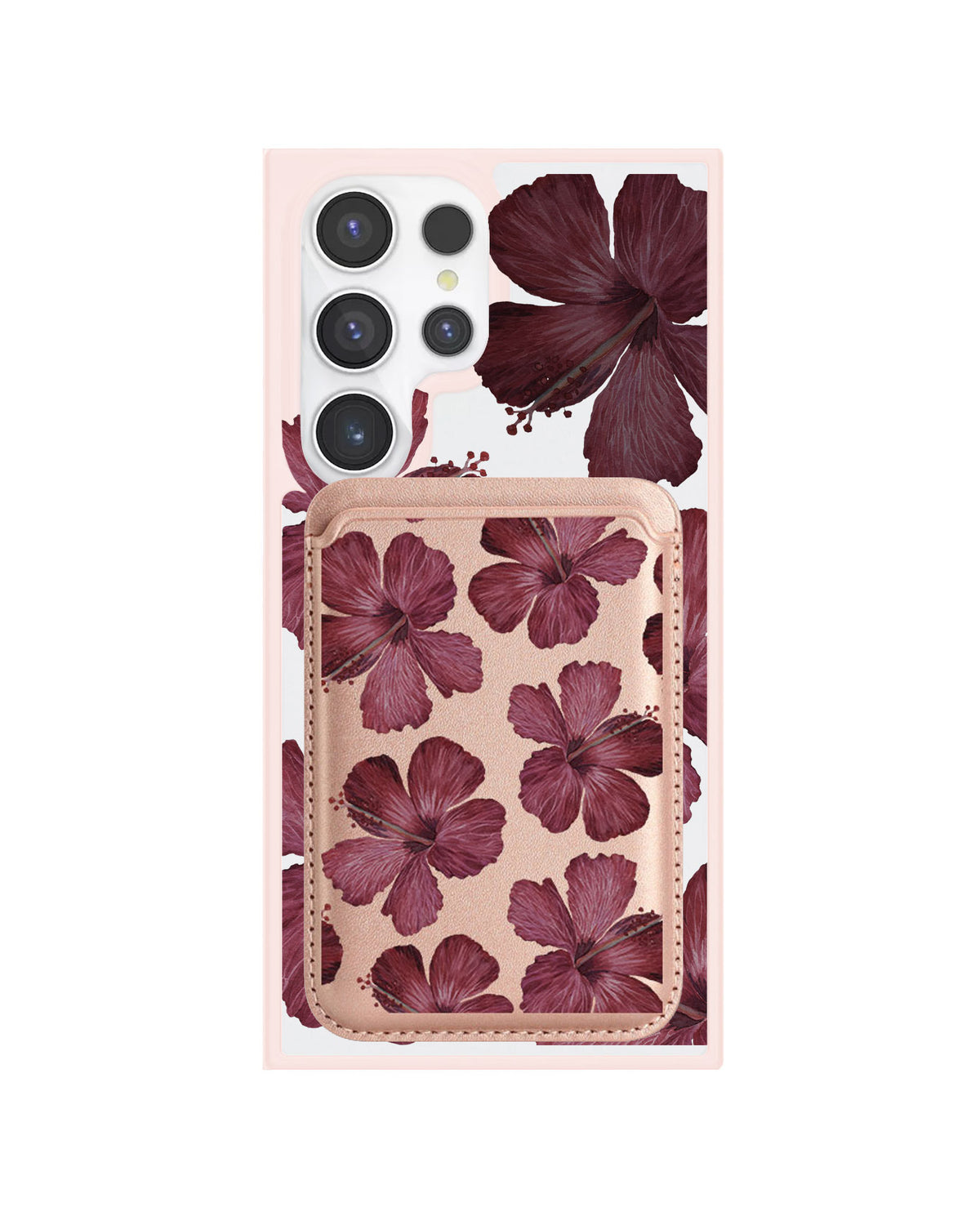 Android Magnetic Wallet Case - Hibiscus